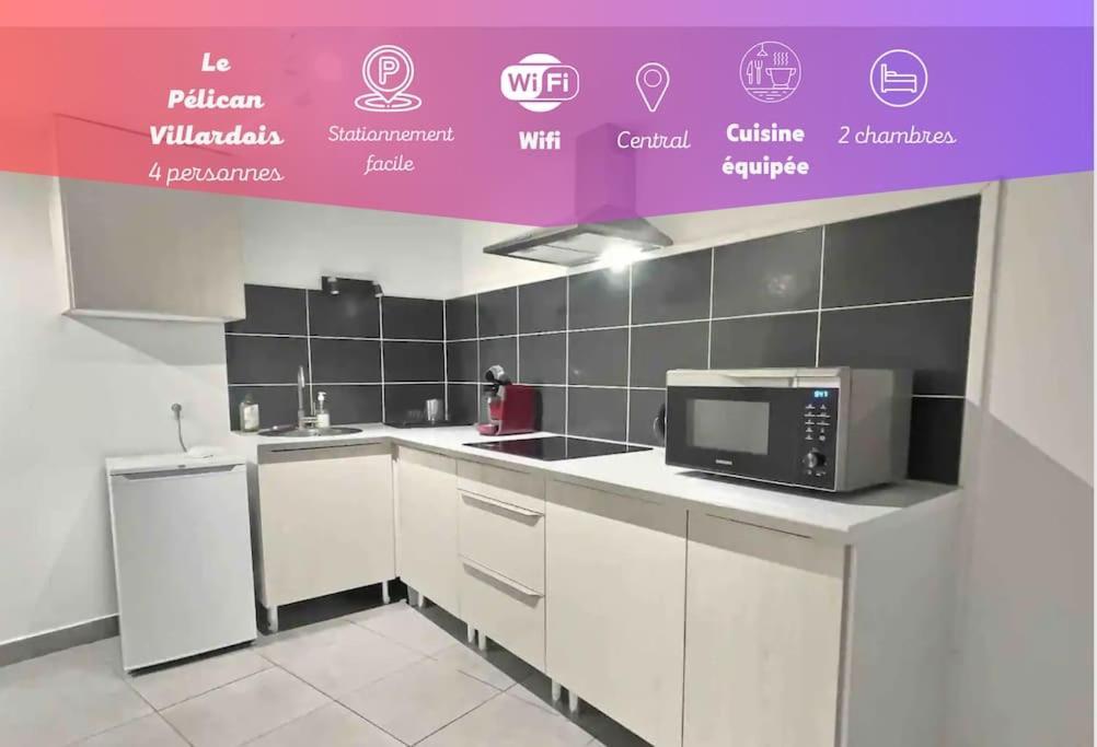 Le Pelican Villardois - 2 Chambres - Centre 维拉尔莱栋布 外观 照片